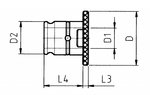 Tappot adapter 1,50kg