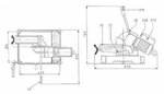 Afkortzaag - diameter 250 / 275 MKS250N, 83kg