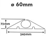 Kabelbrug 60mm