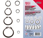 Bgs Technic Assortiment borgringen buiten diameter 3 - 32 mm 300-delig