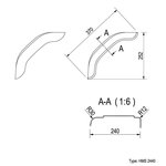 Spatschild kunststof 40cm (2440)