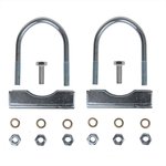 U-beugel rond 60/70mm voor neuswielklem - set van 2 stuks