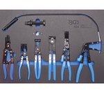 Bgs Technic Slangklemtang ingesteld in gereedschapsbak