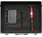 129-delige gereedschap set in aluminium behuizing