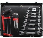 129-delige gereedschap set in aluminium behuizing
