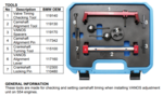 Bgs Technic Motorafstelset voor BMW S54 8-delig