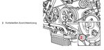Motorafstelgereedschap voor Porsche Panamera, Cayenne V8 8-dlg