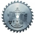 Bgs Technic HM cirkelzaagblad diameter 315 x 30 x 3,0 mm 30 tanden