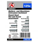Bgs Technic Assortiment, moeren en schroeven, 125 dl, M4  M5 metrisch