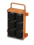 Verstelbare transportrollen 12t