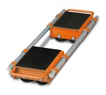 Verstelbare transportrollen 12t