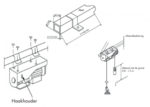 Elektrische takel, 500/999kg
