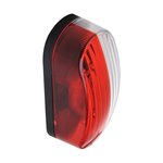 Breedtelicht LED rood/wit links