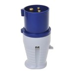 CEE stekker 16A demontabele behuizing blauw/wit