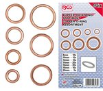 Bgs Technic 95-delige Copper O-Ring assortiment, diameter 6-20 mm