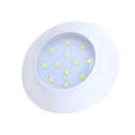 Plafonnière / opbouwarmatuur 12-leds 12V 240lm Ø75x18mm