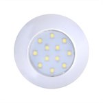 Plafonnière / opbouwarmatuur 12-leds 12V 240lm Ø75x18mm