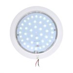 Plafonnière 42-leds 12V 840lm Ø220x50mm