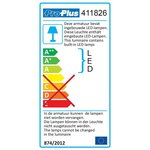 Opbouwspot 15-leds 12V 200lm Ø70x12mm