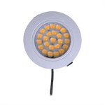 Inbouwspot 24-leds 12V 220lm Ø65x11mm