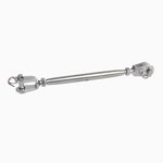 Wantenspanner M6 voor zeil, A4 RVS AISI 316, 1.500 daN