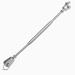 Wantenspanner M6 voor zeil, A4 RVS AISI 316, 1.500 daN