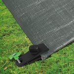 Tenttapijt clips met schroef - set van 4 stuks