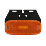 Zijmarkeringslamp 10-30V oranje 110x45mm LED met houder