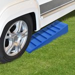Oprijblok 75mm blauw - set van 2 stuks