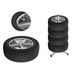 Bandenmarkering ventieldopjes - set van 8 stuks