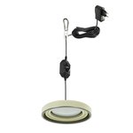 Hanglamp LED opvouwbaar silicone wit Ø20cm