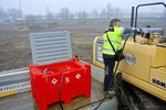 Tank diesel rood pe 440 liter, pomp 12v