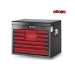 Glory red & black 10-drawer top chest (glossy paint)