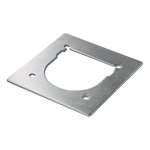 Montageplaat voor sjoroog enkel 142x132mm x2 stuks