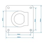 Sjoroog enkel 105x105mm