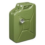 Jerrycan 20L metaal groen met magnetische schroefdop UN- TüV/GS-gekeurd