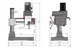 Radiaalboormachine diameter 28mm - Mk3 - 370mm