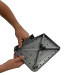 Opstapje 1 trede inklapbaar voor caravan/camper
