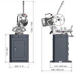 Afkortzaag diameter 315mm