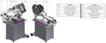 Mobiele bandzaag - daalvoeding diameter 128mm