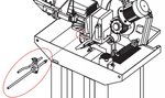 Stationaire bandzaag diameter 225 mm - 60°