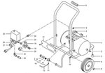 Compacte werfcompressor hos 10 bar, 10 liter