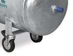 Riemaangedreven olie compressor verzinkte ketel 10 bar, 139kg - 200 liter