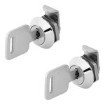 Cilindersloten voor aluminium transportkist set van 2 stuks