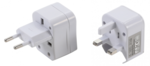 Bgs Technic Reisstekker/stopcontactadapter | 3-dlg