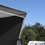 Tentstok telescopisch 3-delig 93-230cm - set van 2 stuks
