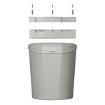 Afvalbak met deksel 6L voor caravan/camper