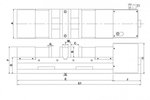 Pneumatische machineklem dubbele klemfunctie