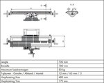 Boorfreesmachine digitale aflezing 480x175x370 mm