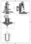 Boor-freesmachine 400x210x270mm